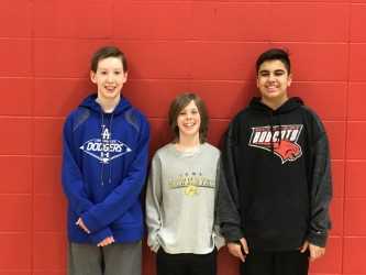 Middle School Spelling Bee participants