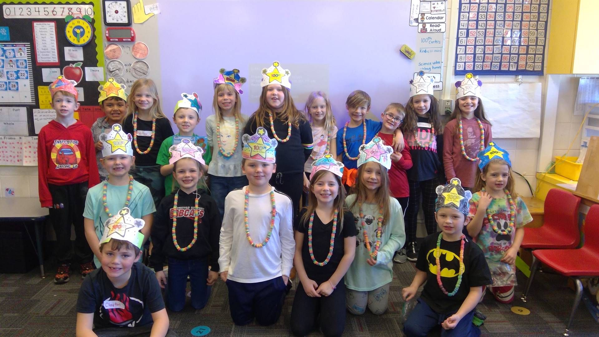 First Graders 100th Day